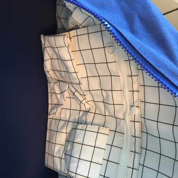 kate spade saturday blue pink large weekender travel gym tote bag - Picture 8 of 16